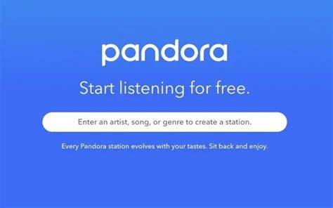 pandora free music|pandora free music without registration.